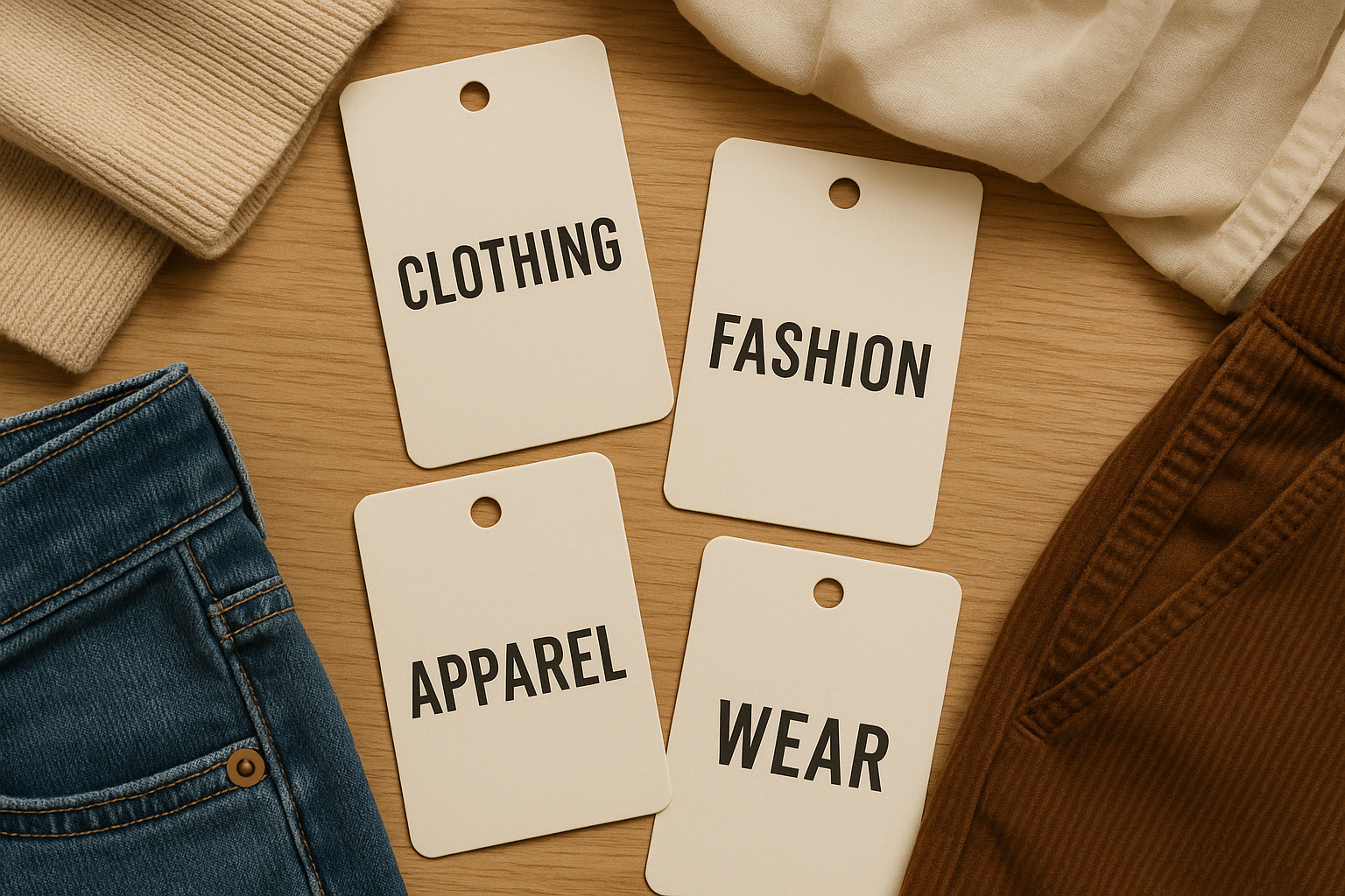Tags de Roupas